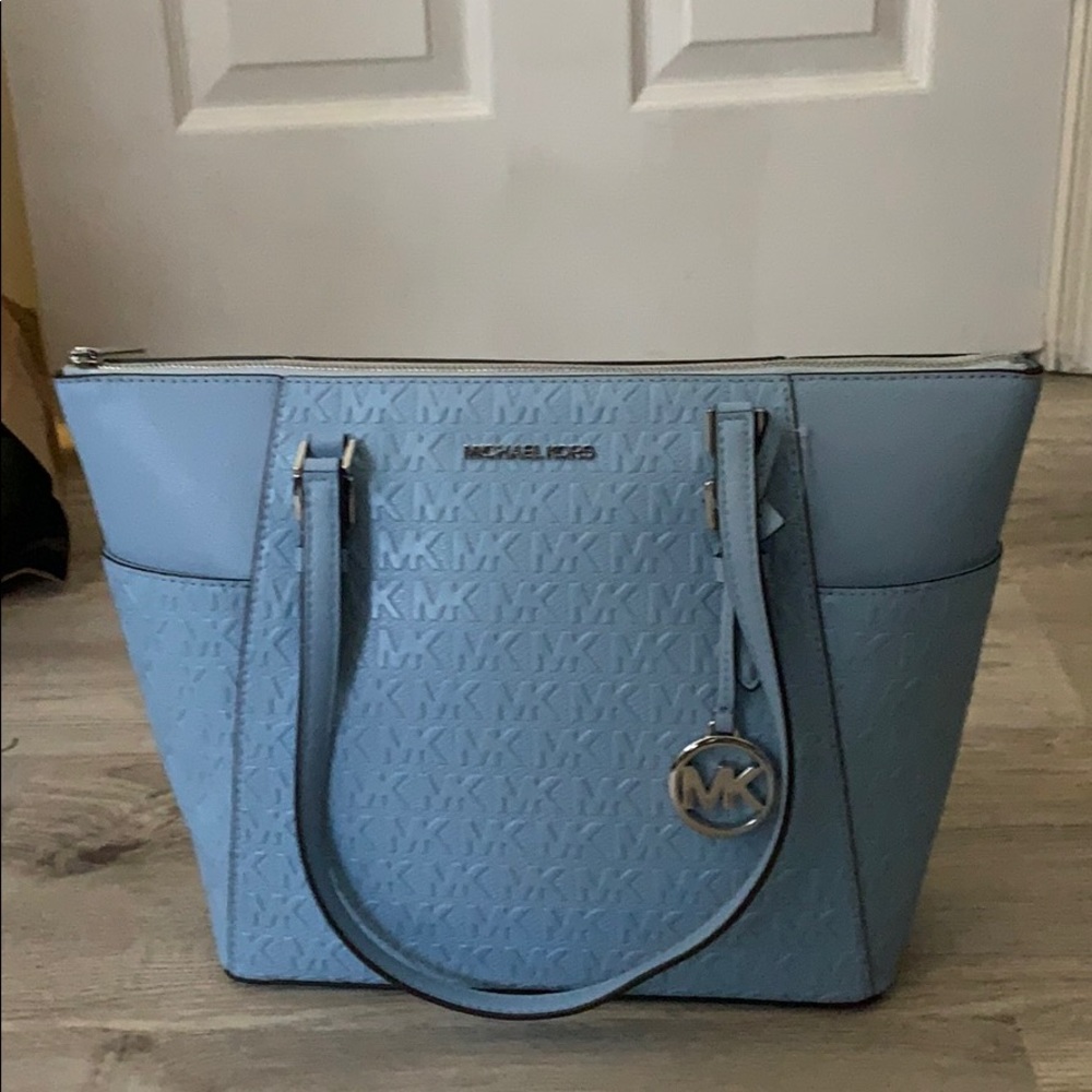baby blue Micheal Kors bag